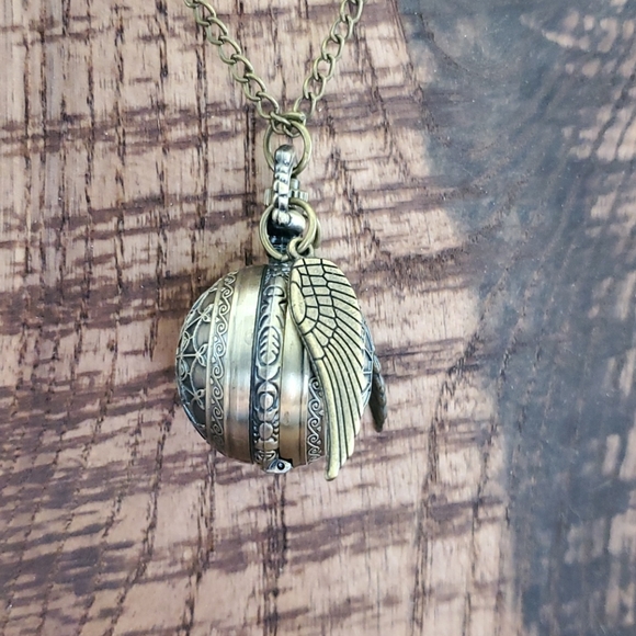 Quidditch Jewelry Harry Potter Quidditch Clock Necklace Necklaces